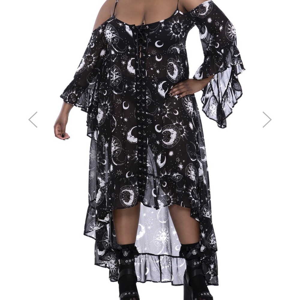 Killstar astral light maxi dress